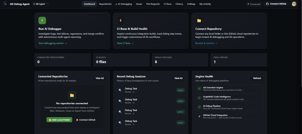 Git Debug Agent preview